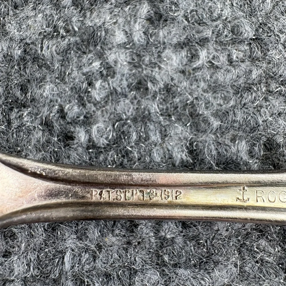 VTG 12 Rogers AA Puritan 1912 Individual Salad Forks Silverplate Pat Sept 3 1912